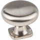 Jeffrey Alexander MO6303SN MO6303 Belcastel 1 Series 1 3/8" Diameter Forged Look Flat Bottom Cabinet Knob