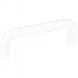 Elements P271-3-WH Tempo 3 3/8" Overall Length Cabinet Pull