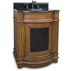 Elements VAN050-T Abbott Bath Elements 29" Vanity with Toffee Finish and Preassembled Top and Bowl