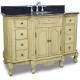 Elements VAN061 Clairemont Bath Elements Vanity with Buttercream Finish, Preassembled Top and Bowl