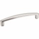 Elements Z115-128 Z115-128SN Lindos 5-1/2" Length Zinc Cabinet Pull with Rope Trim