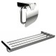 American Imagination AI-13342 Chrome Plated Toilet Paper Holder With Multi-Rod Towel Rack Accessory Set:divider_comma:Rectangle