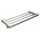 American Imagination AI-13370 Single Rod & Multi-Rod Towel Rack Accessory Set:divider_comma:Rectangle:divider_comma:Chrome