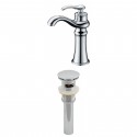 American Imaginations AI-2001 Deck Mount CUPC Approved Brass Faucet Set In Chrome Color With Drain