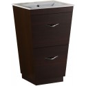 American Imaginations AI-1216 Plywood-Melamine Vanity Set In Wenge