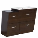 American Imaginations AI-1266 Plywood-Melamine Vanity Set In Wenge