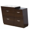 American Imaginations AI-1270 Plywood-Melamine Vanity Set In Wenge