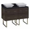 American Imaginations AI-1379 Plywood-Melamine Vanity Set In Dawn Grey