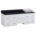 American Imaginations AI-1534 Plywood-Veneer Vanity Set In White