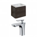 American Imaginations AI-8360 Plywood-Melamine Vanity Set In Dawn Grey With Single Hole CUPC Faucet