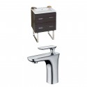 American Imaginations AI-8374 Plywood-Melamine Vanity Set In Dawn Grey With Single Hole CUPC Faucet