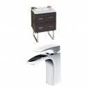 American Imaginations AI-8375 Plywood-Melamine Vanity Set In Dawn Grey With Single Hole CUPC Faucet