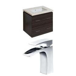 American Imaginations AI-8389 Plywood-Melamine Vanity Set In Dawn Grey With Single Hole CUPC Faucet