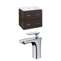 American Imaginations AI-8395 Plywood-Melamine Vanity Set In Dawn Grey With Single Hole CUPC Faucet