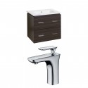 American Imaginations AI-8395 Plywood-Melamine Vanity Set In Dawn Grey With Single Hole CUPC Faucet