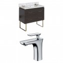 American Imaginations AI-8444 Plywood-Melamine Vanity Set In Dawn Grey With Single Hole CUPC Faucet