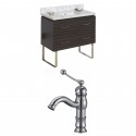 American Imaginations AI-8447 Plywood-Melamine Vanity Set In Dawn Grey With Single Hole CUPC Faucet