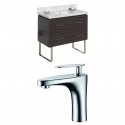 American Imaginations AI-8450 Plywood-Melamine Vanity Set In Dawn Grey With Single Hole CUPC Faucet