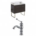 American Imaginations AI-8454 Plywood-Melamine Vanity Set In Dawn Grey With Single Hole CUPC Faucet
