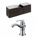 American Imaginations AI-8477 Plywood-Melamine Vanity Set In Dawn Grey With Single Hole CUPC Faucet