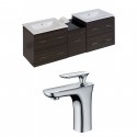 American Imaginations AI-8479 Plywood-Melamine Vanity Set In Dawn Grey With Single Hole CUPC Faucet
