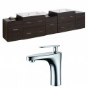 American Imaginations AI-8513 Plywood-Melamine Vanity Set In Dawn Grey With Single Hole CUPC Faucet