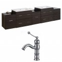 American Imaginations AI-8524 Plywood-Melamine Vanity Set In Dawn Grey With Single Hole CUPC Faucet