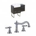 American Imaginations AI-10322 Plywood-Melamine Vanity Set In Dawn Grey With 8-in. o.c. CUPC Faucet