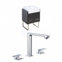 American Imaginations AI-17319 Plywood-Melamine Vanity Set In Dawn Grey With 8-in. o.c. CUPC Faucet