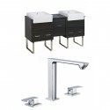 American Imaginations AI-17340 Plywood-Melamine Vanity Set In Dawn Grey With 8-in. o.c. CUPC Faucet