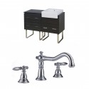 American Imaginations AI-17376 Plywood-Melamine Vanity Set In Dawn Grey With 8-in. o.c. CUPC Faucet