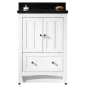 American Imaginations AI-17512 Plywood-Veneer Vanity Set In White