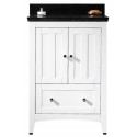 American Imaginations AI-17522 Plywood-Veneer Vanity Set In White