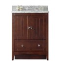 American Imaginations AI-17537 Plywood-Veneer Vanity Set In Walnut