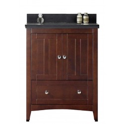 American Imaginations AI-17543 Plywood-Veneer Vanity Set In Walnut