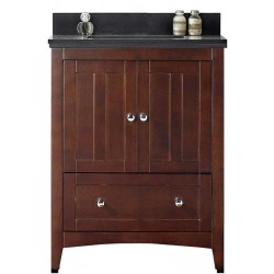 American Imaginations AI-17547 Plywood-Veneer Vanity Set In Walnut