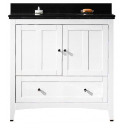 American Imaginations AI-17616 Plywood-Veneer Vanity Set In White