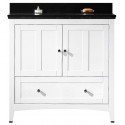 American Imaginations AI-17618 Plywood-Veneer Vanity Set In White