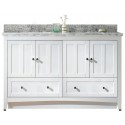 American Imaginations AI-17706 Plywood-Veneer Vanity Set In White