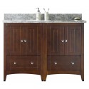 American Imaginations AI-17770 Plywood-Veneer Vanity Set In Walnut