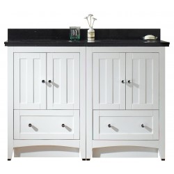 American Imaginations AI-17776 Plywood-Veneer Vanity Set In White