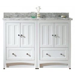 American Imaginations AI-17782 Plywood-Veneer Vanity Set In White