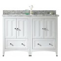 American Imaginations AI-17796 Plywood-Veneer Vanity Set In White