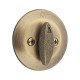 Kwikset 667- 11P SCAL SCS One Sided Deadbolt w/ Exterior Plate
