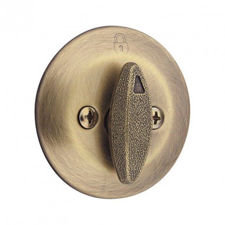 Kwikset 667- 11P RFAL RCS One Sided Deadbolt with Exterior Plate