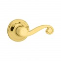 Kwikset 720LL Lido Passage Lever in Polished Brass