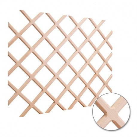 Hardware Resources Wine Lattice Rack with Bevel (Height 30 Inches)