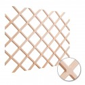 Hardware Resources WR45-2OK WR45 Wine Lattice Rack with Bevel (Height 45 Inches)