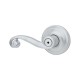 Kwikset 300LL US26D Left Handed Lido Privacy Lever in Satin Chrome