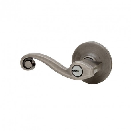 Kwikset 405LL US15A Left Handed KA2 RCAL-RCS 282-847 Entry Keyed Lido Lever in Antique Nickel
